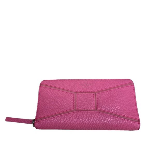 Kate Spade Flamingo Neda Bridge Place Zip Around Leather Wallet - Picture 1 of 16